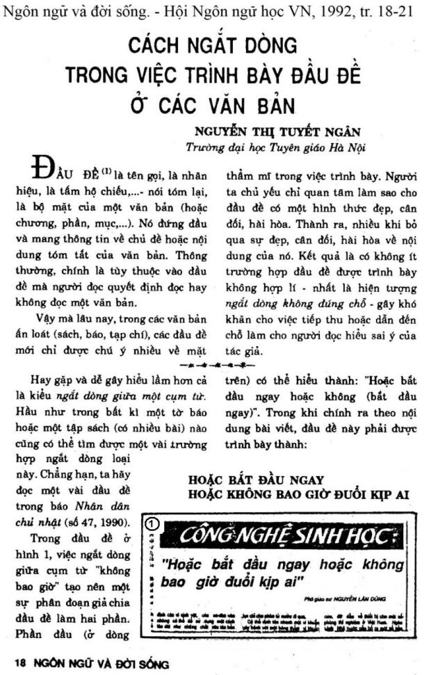 Ngan Ngat dong 1