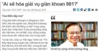 GS.TSKH. Trần Ngọc Thêm trả lời PV BBC về vụ giàn khoan HD-981